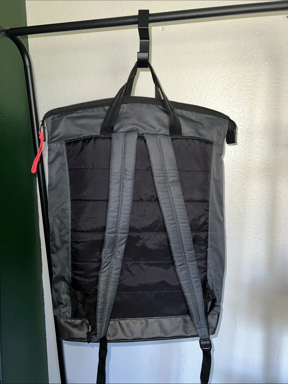 Under Armour Black Backpack with Orange Accents